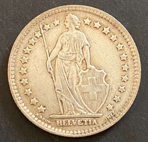 1940 Swiss 1 Franc