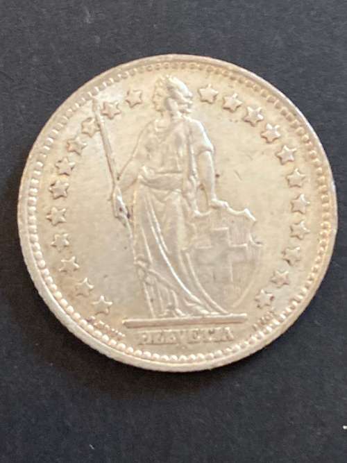 1952 Swiss 1 Franc