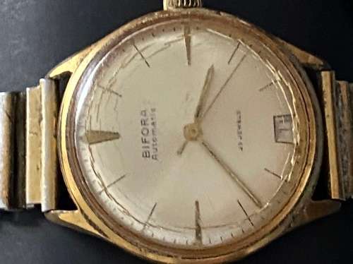 Mens Bifora 23 jewels automatic watch