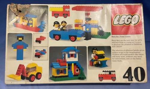 for ConLun1687***VINTAGE*** Lego Basic Set # 40