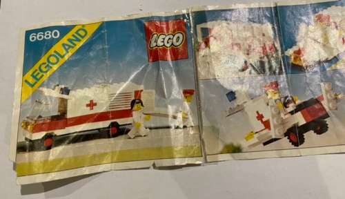 VINTAGE LEGO !! Lego Ambulance 6680 (1981)
