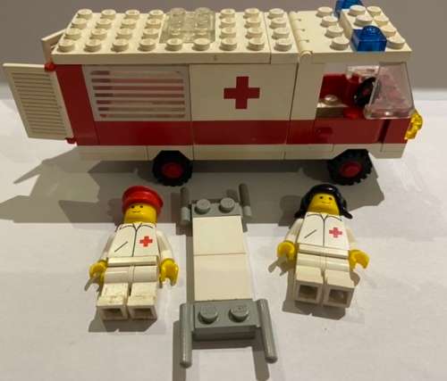 VINTAGE LEGO !! Lego Ambulance 6680 (1981)