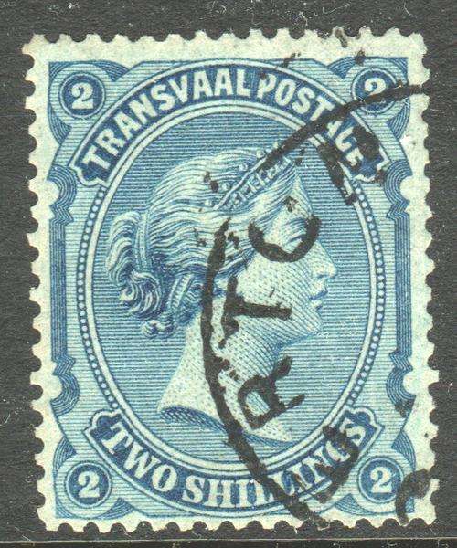 Transvaal SG139  2/- Blue SUPERB USED