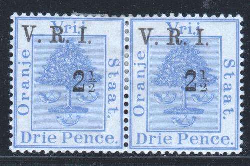 OFS 1900 SG104 2 1/2d on 3d ULTRAMARINE PAIR - MM