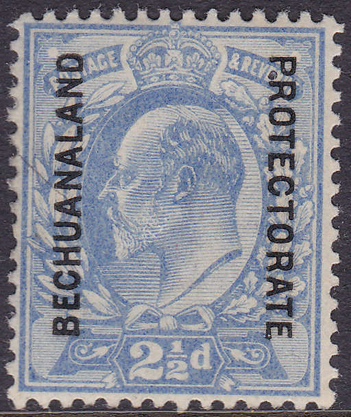 Bechuanaland SACC67 2 1/2d ULTRAMARINE LMM