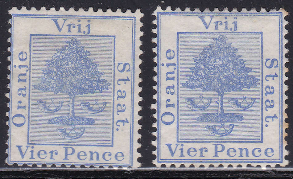 OFS 1878-94 4d PALE BLUE - 2 SHADES - MM - CV R700