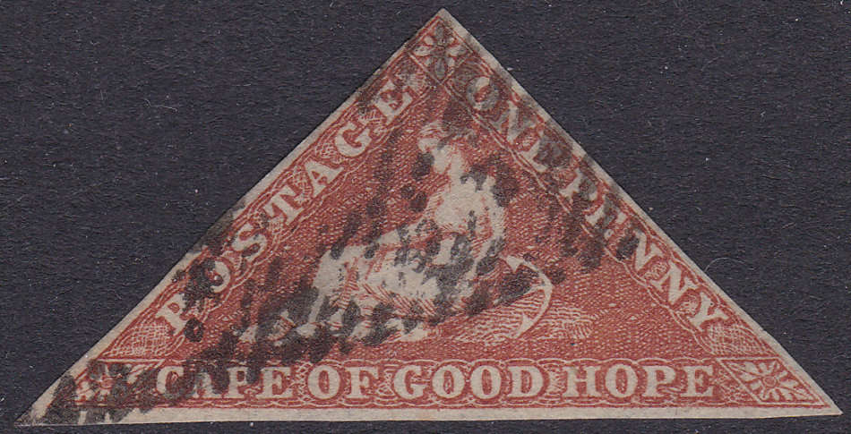 Cape of Good Hope - SACC3a - 1d BROWN-RED - VERY FINE USED - CV R9000