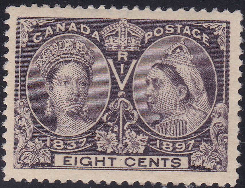 CANADA 1897 JUBILEE ISSUE SG130 8c SLATE-VIOLET LMM 2017 CV £55