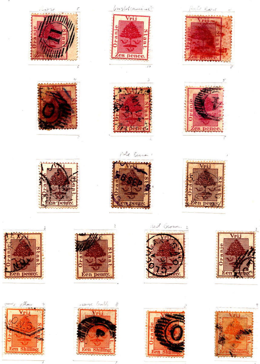 OFS COLLECTION ON 12 ALBUM PAGES - HIGH CATALOGUE VALUE