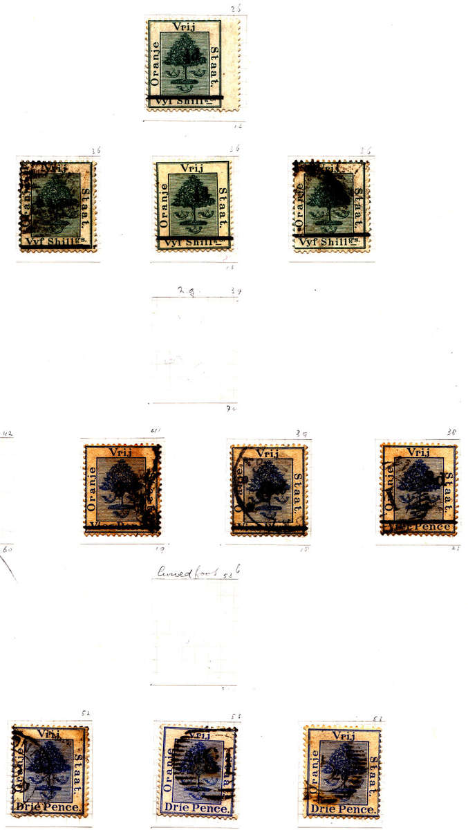 OFS COLLECTION ON 12 ALBUM PAGES - HIGH CATALOGUE VALUE