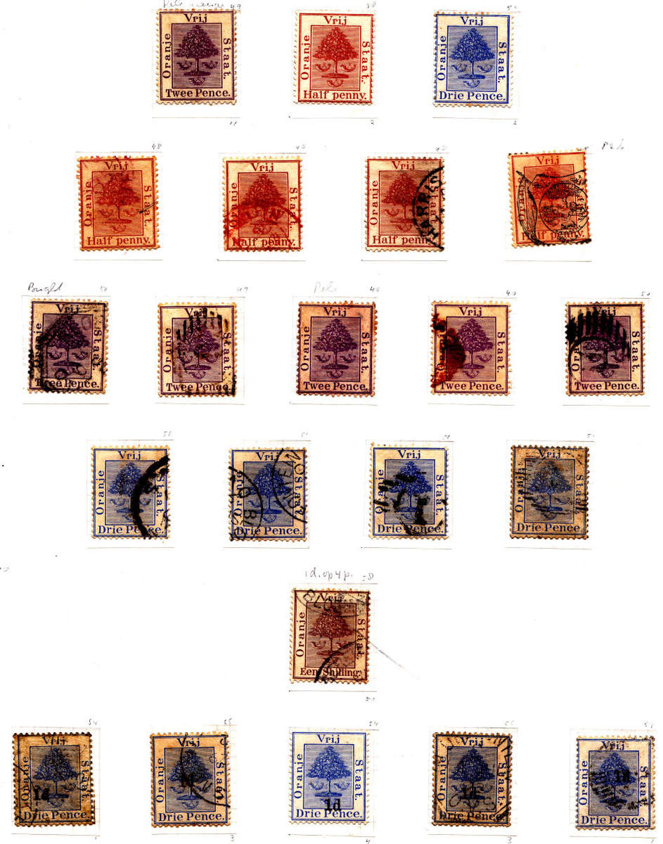 OFS COLLECTION ON 12 ALBUM PAGES - HIGH CATALOGUE VALUE