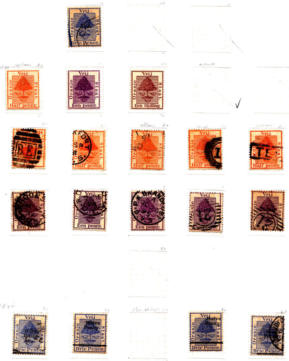 OFS COLLECTION ON 12 ALBUM PAGES - HIGH CATALOGUE VALUE