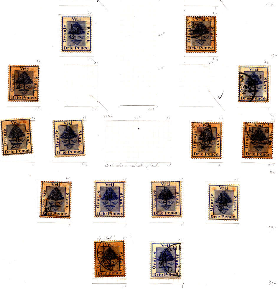 OFS COLLECTION ON 12 ALBUM PAGES - HIGH CATALOGUE VALUE