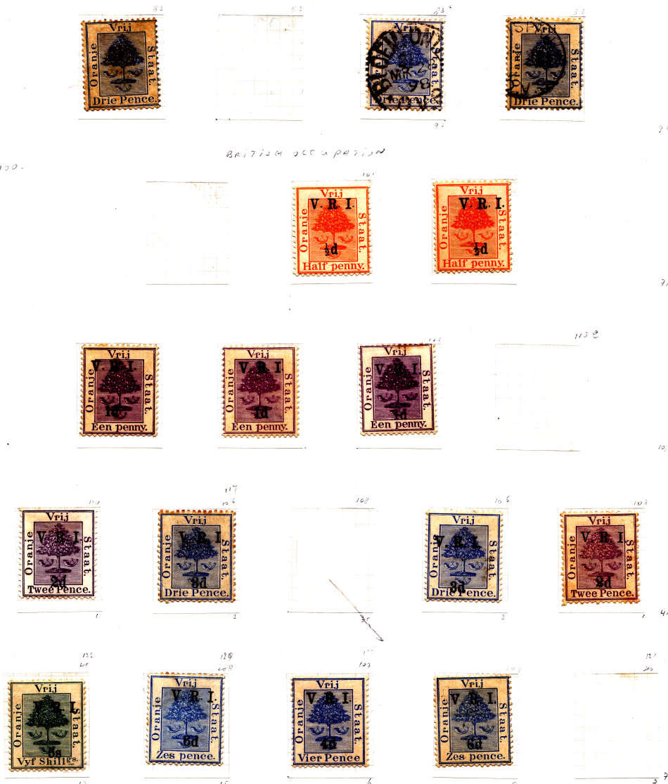 OFS COLLECTION ON 12 ALBUM PAGES - HIGH CATALOGUE VALUE