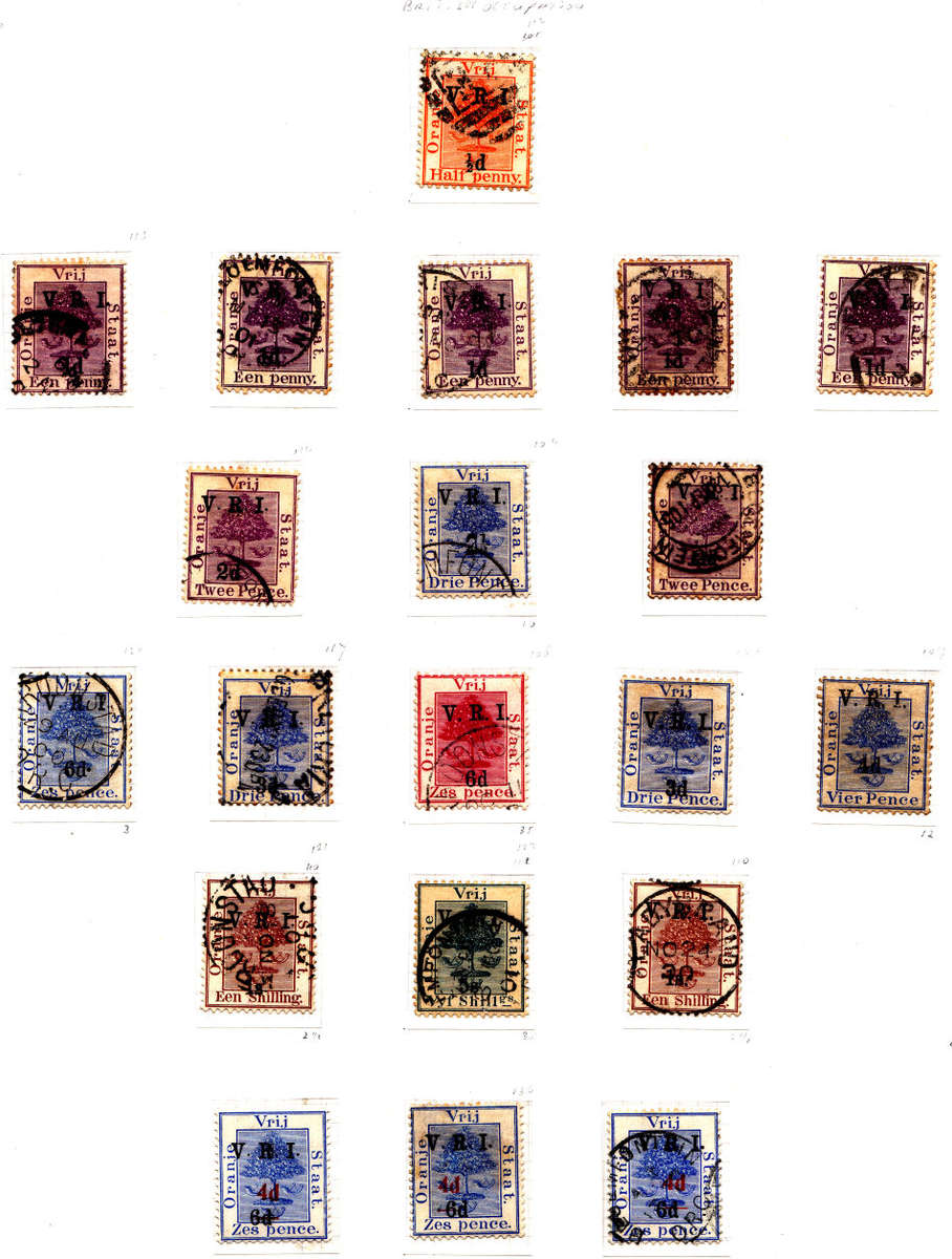 OFS COLLECTION ON 12 ALBUM PAGES - HIGH CATALOGUE VALUE