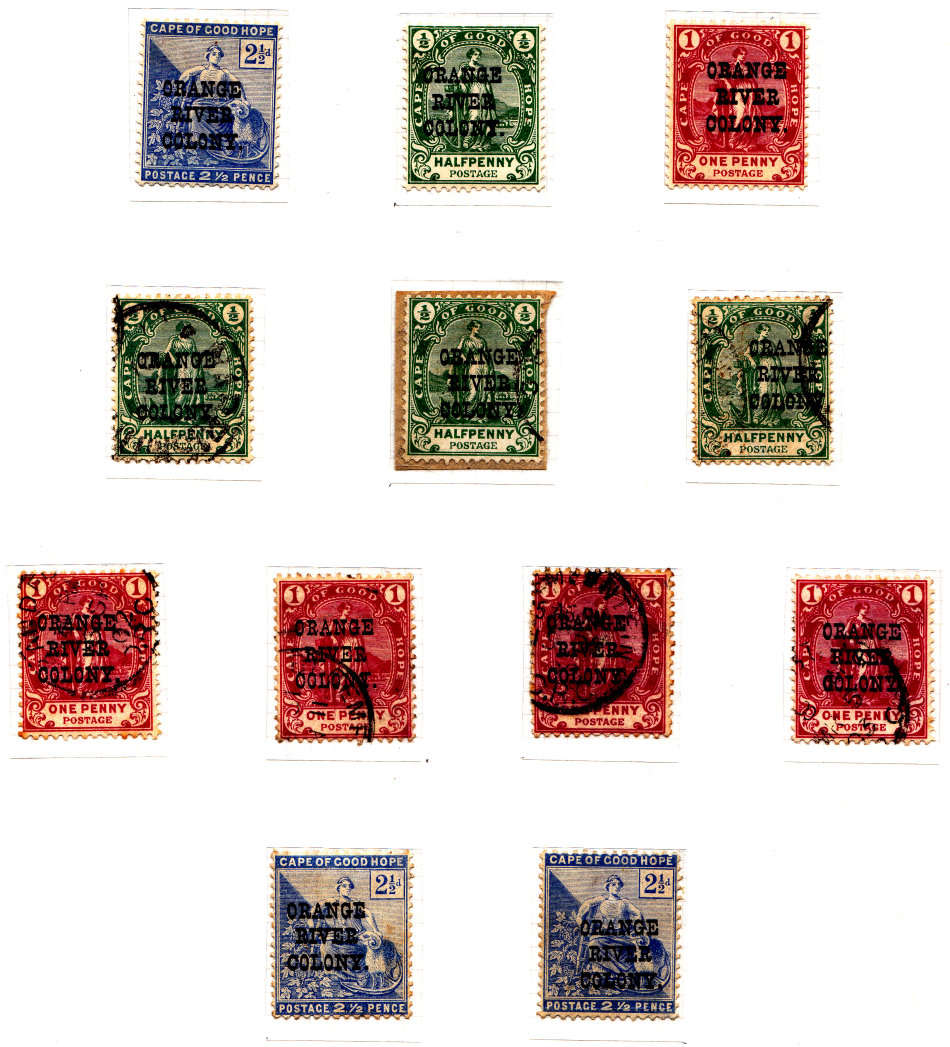 OFS COLLECTION ON 12 ALBUM PAGES - HIGH CATALOGUE VALUE