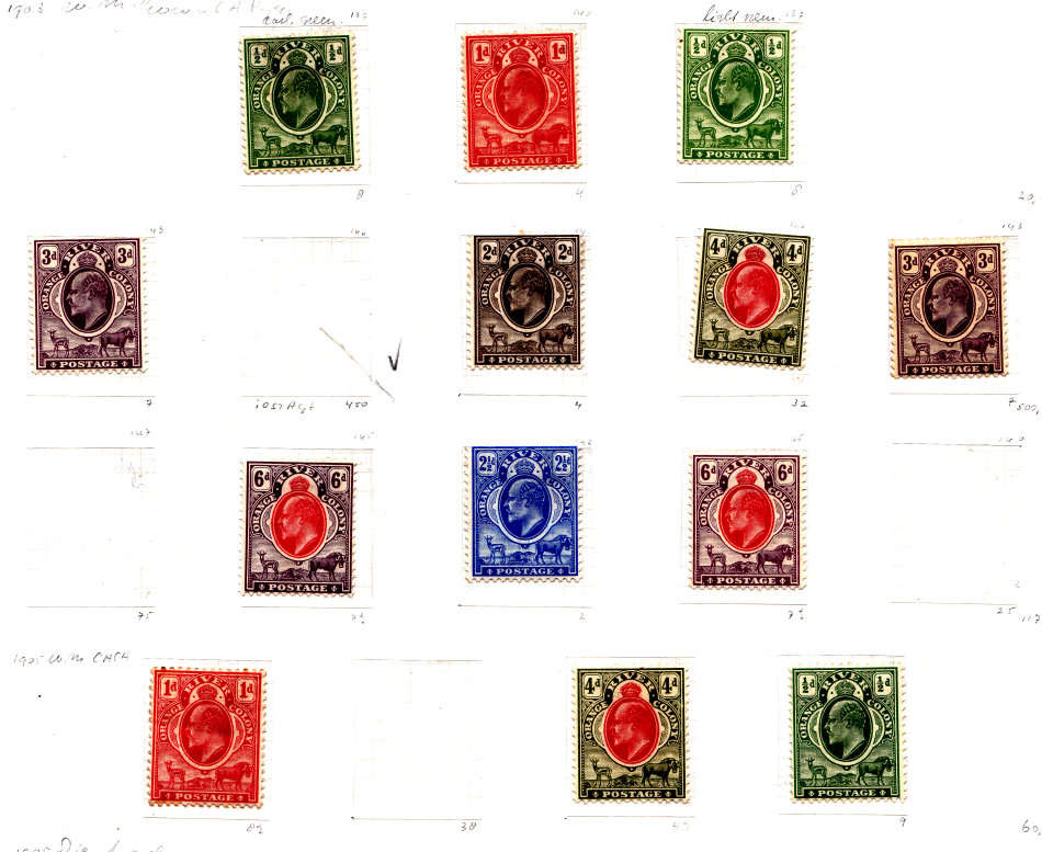 OFS COLLECTION ON 12 ALBUM PAGES - HIGH CATALOGUE VALUE