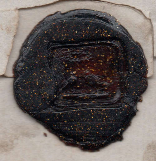 COGH : Stampless Cover - 1833 - Entire to Simonstown - full wax seal in black -see scans