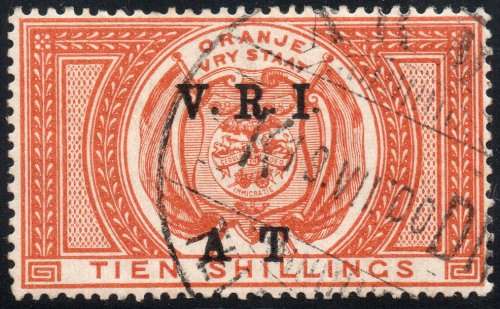 OFS 1900 SGT47 10/- Orange (A T)- VFU