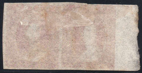 NATAL - 1862 - 1d ROSE-RED - MARGINAL IMPERF PLATE PROOF PAIR - RARE