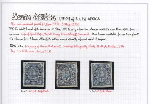 Union Collection on 13 Album Pages - See Scans