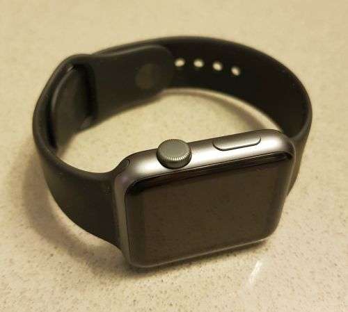 Apple Watch - Sport | 42mm Space Grey Aluminium Case with Black Sport Band