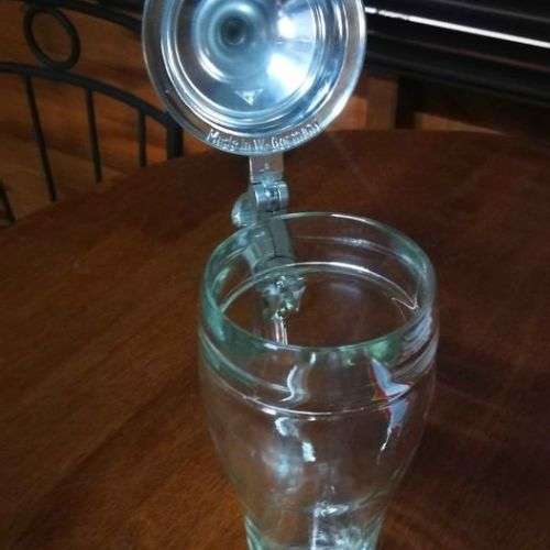 Vintage Black Label Glass Shoe made in W. Germany.