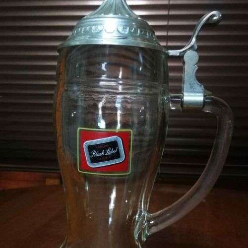 Vintage Black Label Glass Shoe made in W. Germany.