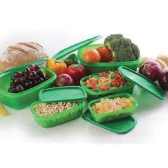 Stay Fresh Green Containers Keep Fruits & Vegetables Fresh For Longer 10 Piece