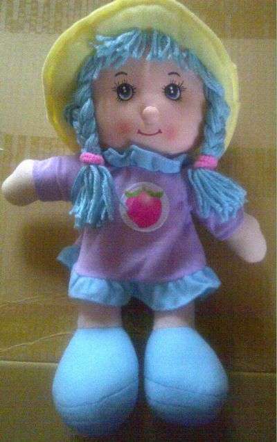 Adorable little girl rag doll 6