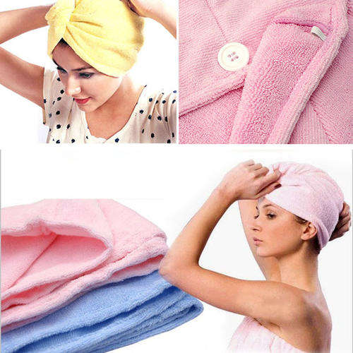 Hair wrap towel (Blue)