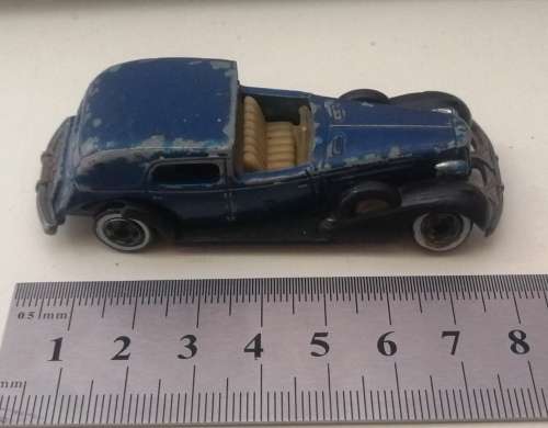 1981 Mattel Hot Wheels Blue `35 Classic Caddy Sports Car #2529 Cadillac