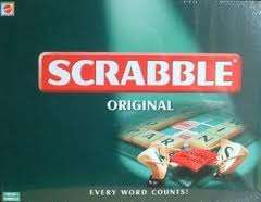 Scrabble boardgame