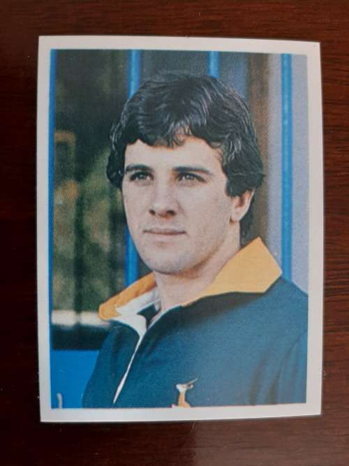 Melrose Sporting Heroes Card #18 - Carel Du Plessis