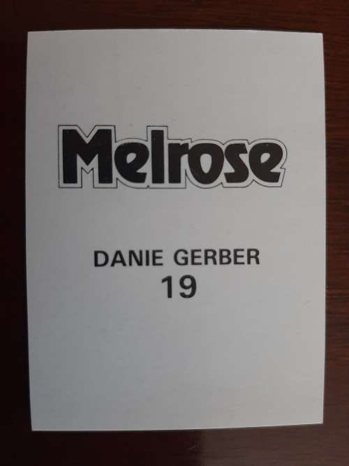Melrose Sporting Heroes Card #19 - Danie Gerber