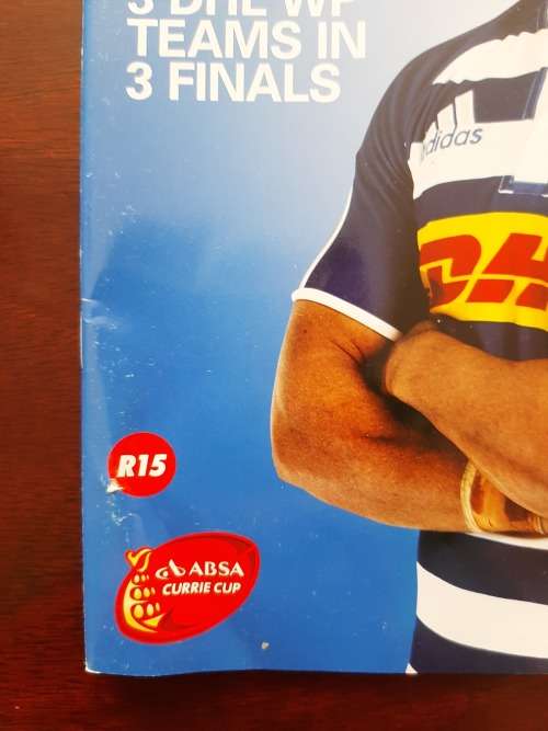 Currie Cup Final Match Programme 2014: Western Province vs Golden Lions