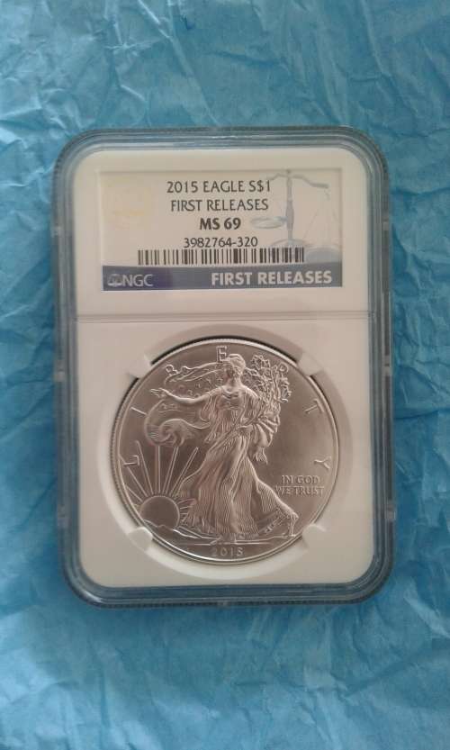 2015 American Silver Dollar NGC MS 69
