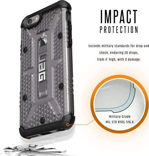 UAG iPhone 6 / iPhone 6s Feather-Light Composite [ICE] Military Drop Tested Phone Case