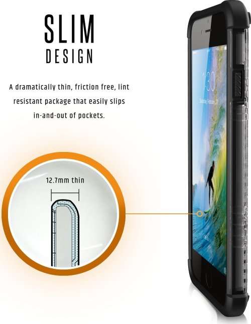 UAG iPhone 6 / iPhone 6s Feather-Light Composite [ICE] Military Drop Tested Phone Case