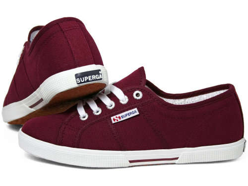 Superga 2950 COTU Sneaker Dark Bordeaux / Weinrot  44 9.5UK