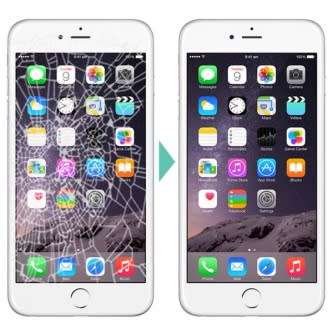 Iphone 8 Plus Broken Damaged Screen Repair Service Collection & Delivery Included In Price