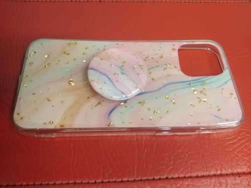 iPhone 11 Pro Glitter Case With Pop Socket
