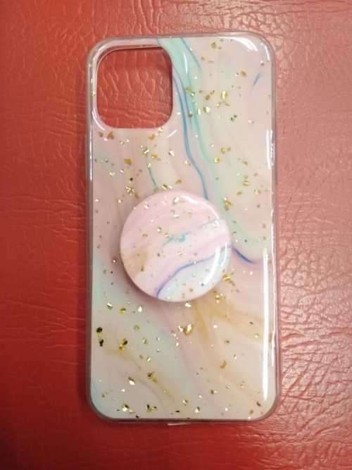 iPhone 11 Pro Glitter Case With Pop Socket