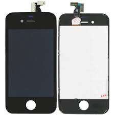 IPHONE 4 Replacement LCD + Touch Pad + LCD Frame black for Apple iPhone 4