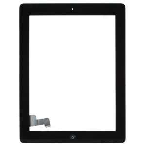 ipad 2 digitezer touch screen with home button and adhesive black OEM