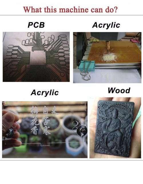 CNC Router 1610 GRBL control mini CNC machine,16x10x4.5cm,3 Axis Pcb Milling etc