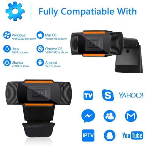 1080P HD Webcam with Microphone