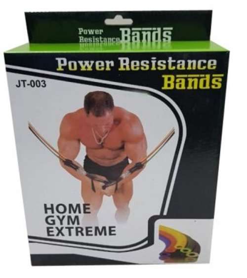 POWER RESISTANCE BANDS  HOME GYM EXTREME