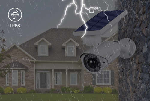 LED Solar Motion Sensor Lamp Outdoor Simulation Dummy Camera Waterproof