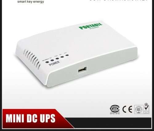 Portable Power Mini UPS 8800mAh- Output 9/12/15/24 Volt